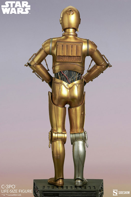 スター・ウォーズ』等身大スタチュー C-3PO[2024年再生産]（再販）[サイドショウ]【同梱不可】【送料無料】《０１月仮予約》