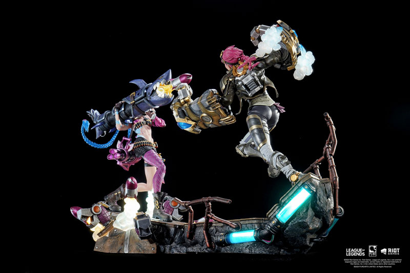 リーグ・オブ・レジェンド/ ジンクス ＆ ヴァイ 1/6 スタチュー 2体セット
