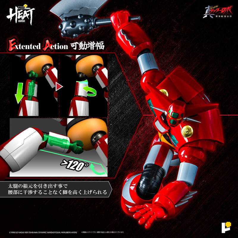 POSE＋L HEAT ゲッター1 ゲッターロボ 世界最後の日 ver. METAL HEAT系列 三一萬能俠一號(世界最後之日 ver.) METAL HEAT