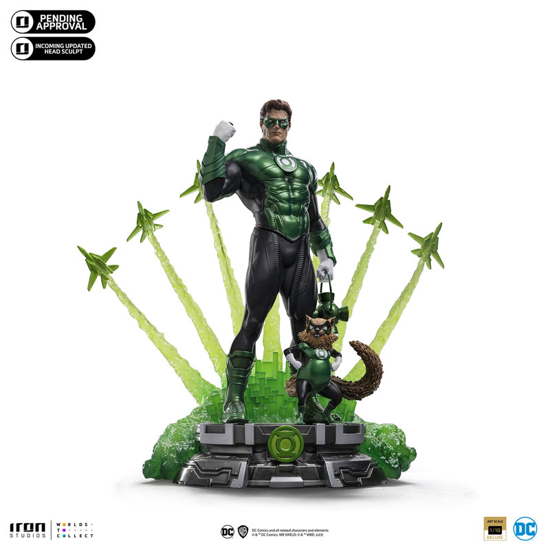 DCスタチュー デラックス・アートスケール 1/10 グリーン・ランタン(アンリーシュド)