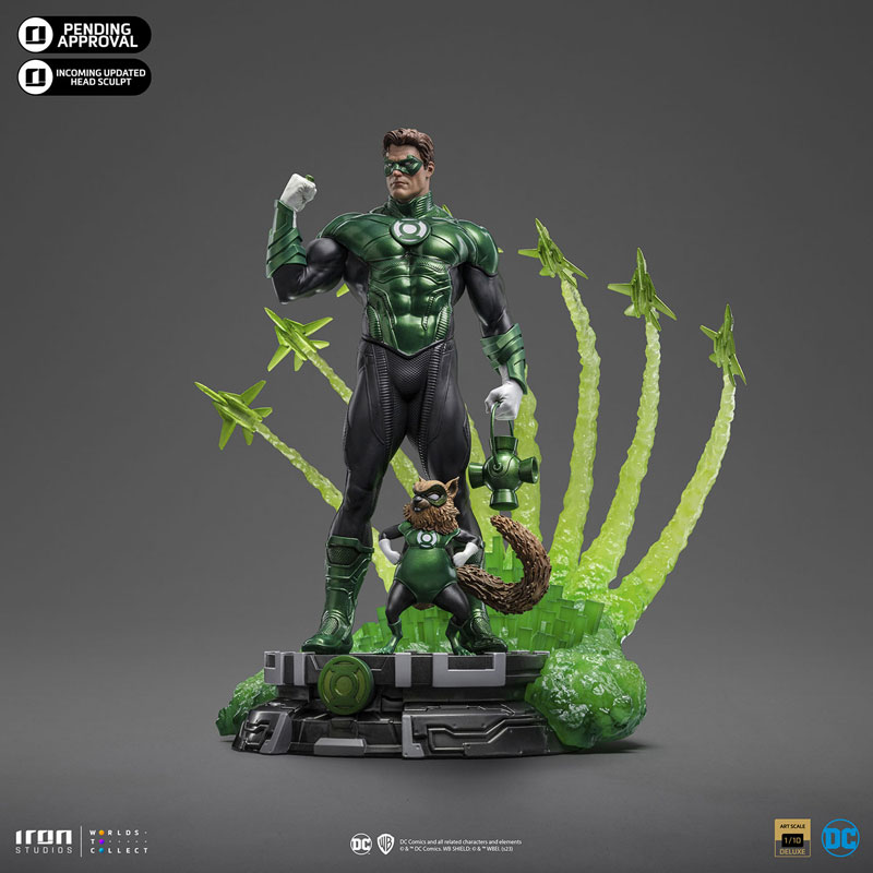 DCスタチュー デラックス・アートスケール 1/10 グリーン・ランタン(アンリーシュド)