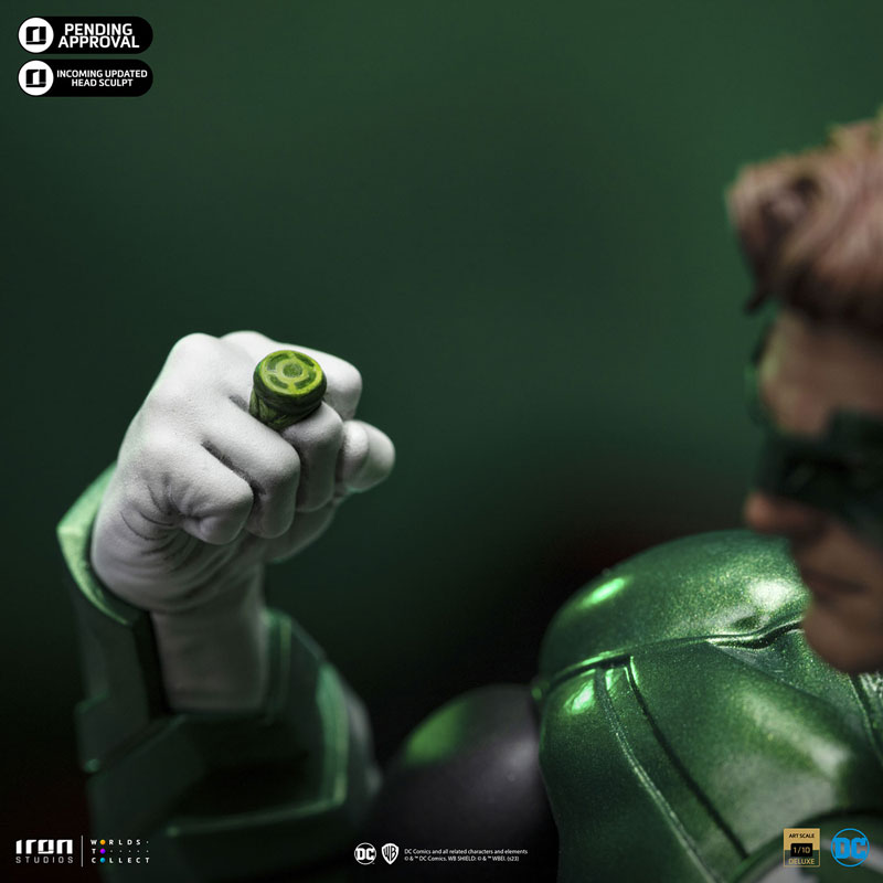 DCスタチュー デラックス・アートスケール 1/10 グリーン・ランタン(アンリーシュド)