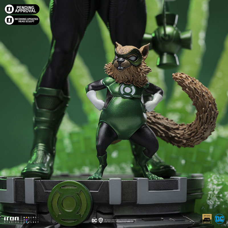 DCスタチュー デラックス・アートスケール 1/10 グリーン・ランタン(アンリーシュド)