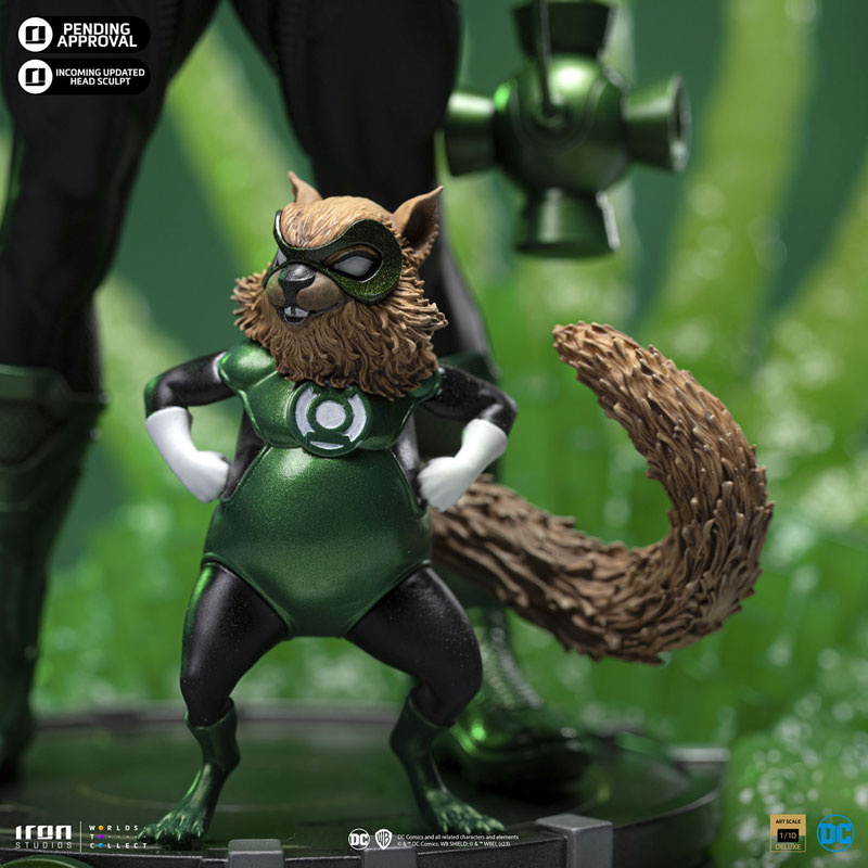 DCスタチュー デラックス・アートスケール 1/10 グリーン・ランタン(アンリーシュド)