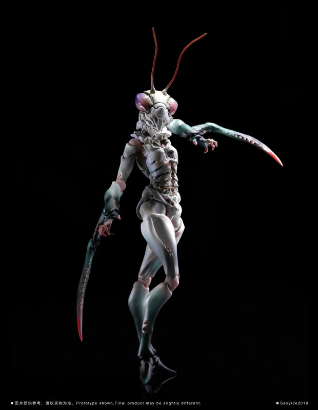 SEXYICE 蟲 シリーズ/ カマキリ 1/12 アクションフィギュア 蟲 VERMIN シリーズ 実験体 B0127 カマキリ 1/12スケール可動