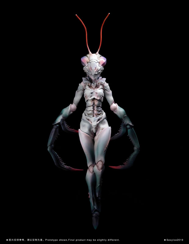 SEXYICE 蟲 シリーズ/ カマキリ 1/12 アクションフィギュア 蟲 VERMIN シリーズ 実験体 B0127 カマキリ 1/12スケール可動