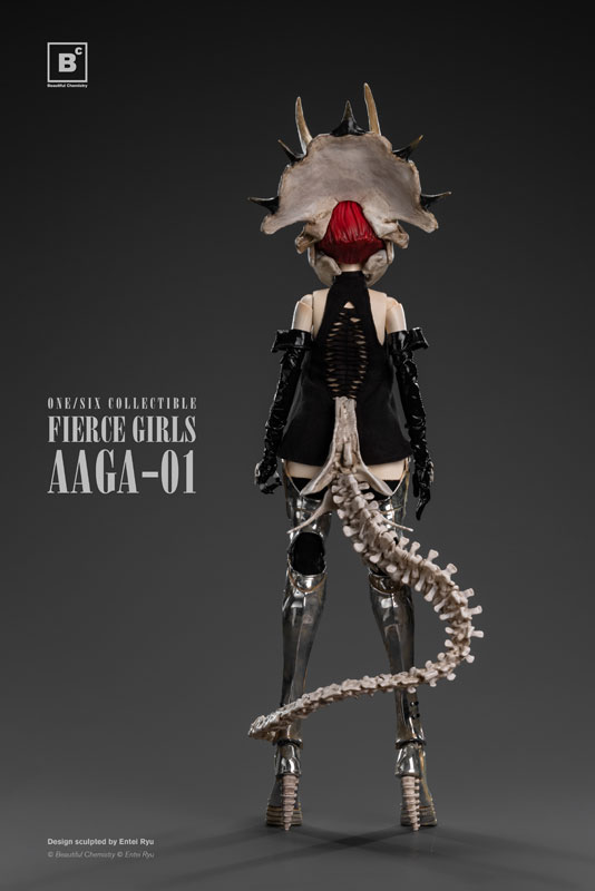 Beautiful Chemistry 1/6 Fierce Girls Series BONE GIRL/ TRICERATOPS