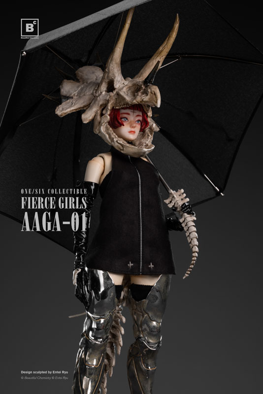 Beautiful Chemistry 1/6 Fierce Girls Series BONE GIRL/ TRICERATOPS