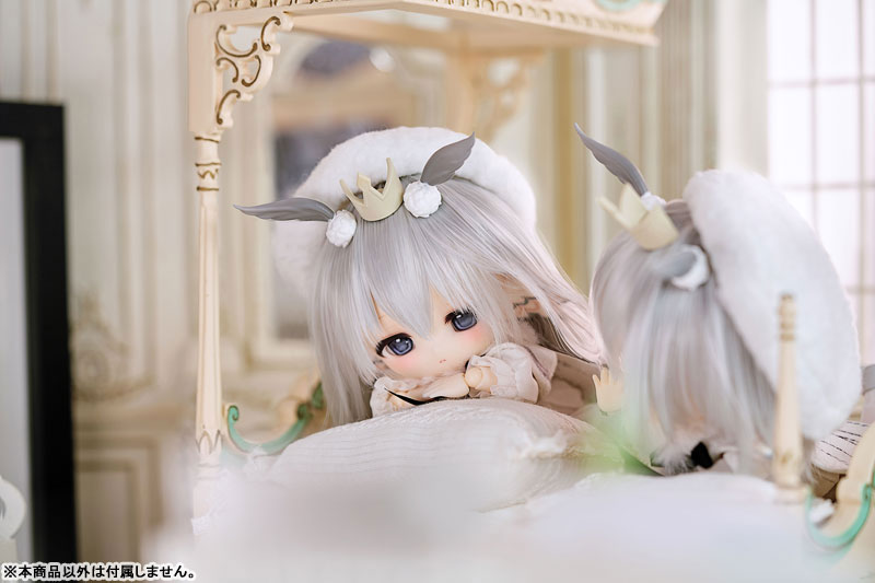 【特典】PICCODO ACTION DOLL X 白匣アリス デフォルメドール+HANEKOノーメイクドールヘッド 白桑＆灰葉 2体セット