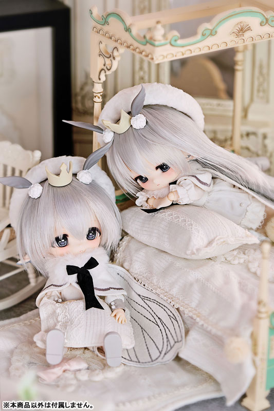 【特典】PICCODO ACTION DOLL X 白匣アリス デフォルメドール+HANEKOノーメイクドールヘッド 白桑＆灰葉 2体セット