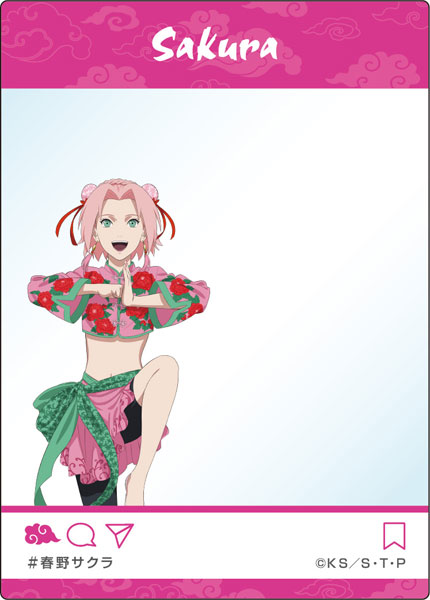 NARUTO-ナルト- 疾風伝 描き下ろしSNS風クリアカードコレクション