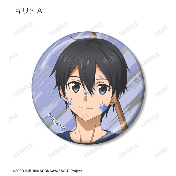 SAO 限定 トレーディングメタリック缶バッジ3BOXセット ソードアート・オンライン 描き下ろし ペイントスタイルver