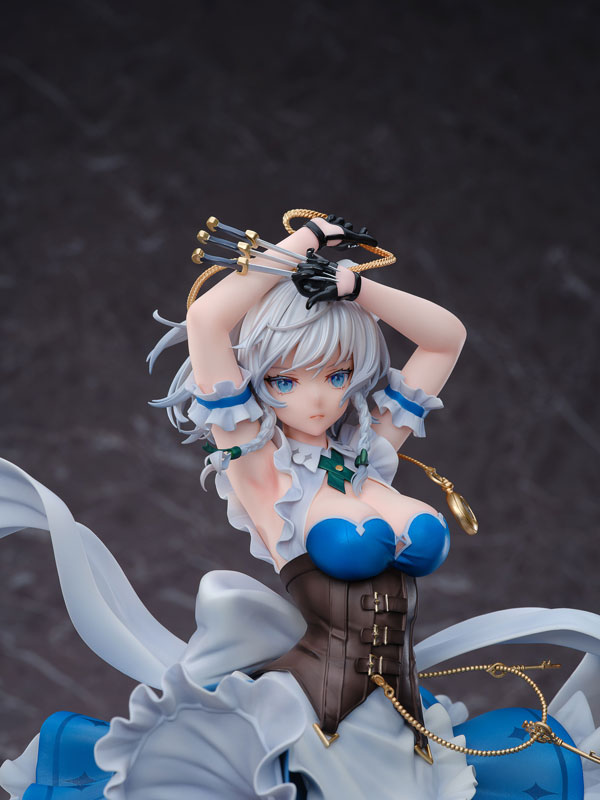 新品 美少女 東方プロジェク　十六夜咲夜　セクシー フィギュア 箱付き H2 中古】(本体B/箱B)【特典】東方Project 月時計 十六夜咲夜 1/6
