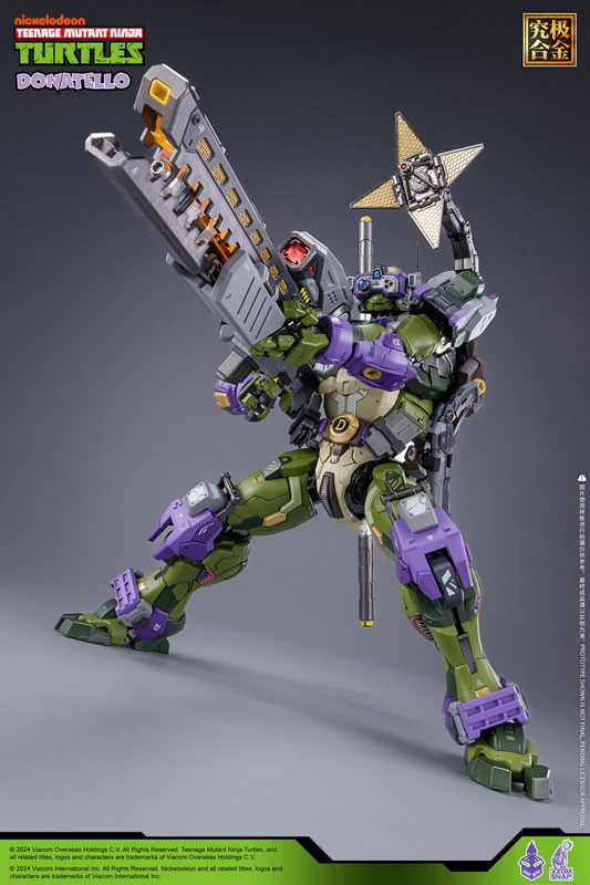 【特典】HB0015 ティーンエイジ・ミュータント・ニンジャ・タートルズ ドナテロ 合金可動フィギュア