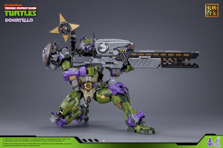 【特典】HB0015 ティーンエイジ・ミュータント・ニンジャ・タートルズ ドナテロ 合金可動フィギュア