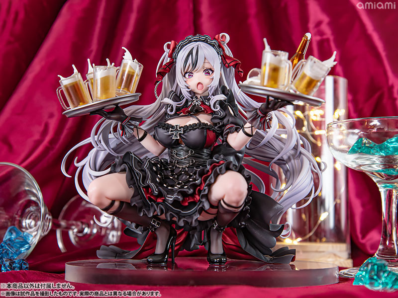 【あみあみ限定版】アズールレーン エルベ 見せ場訪れず？ 1/7 完成品フィギュア