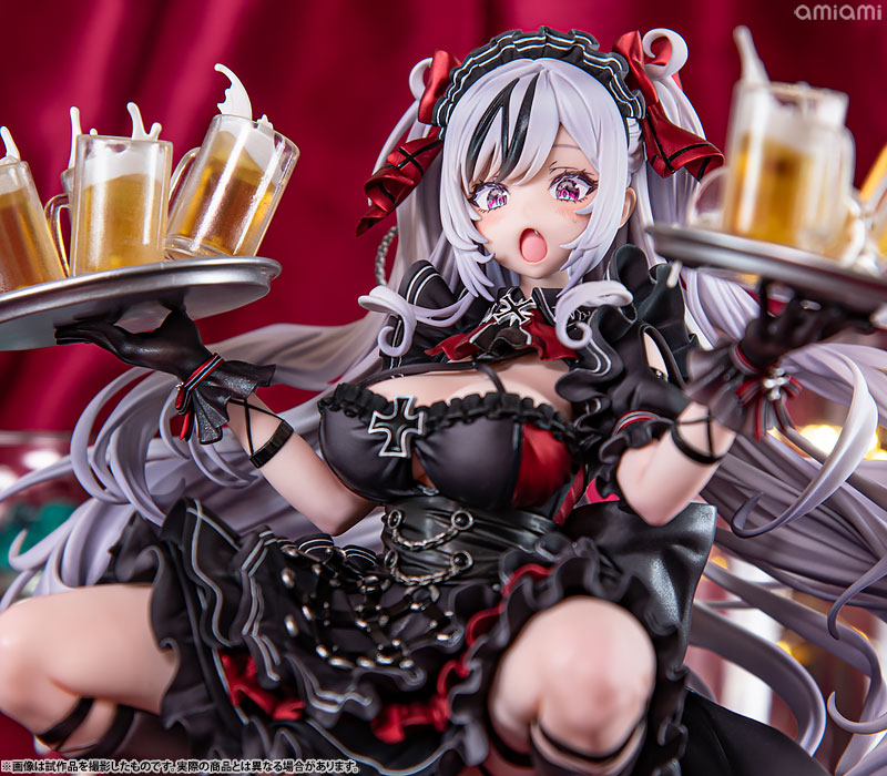 【あみあみ限定版】アズールレーン エルベ 見せ場訪れず？ 1/7 完成品フィギュア