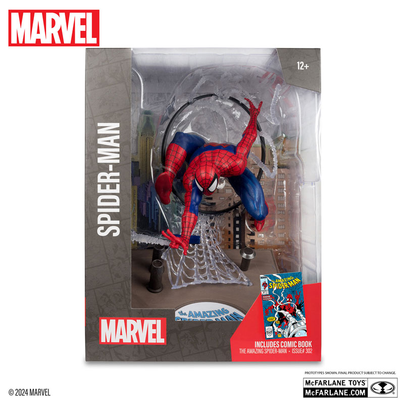 1/6 シーン・フィギュア #001 スパイダーマン(トッド・マクファーレン/The Amazing Spider-Man Vol.1 #301)