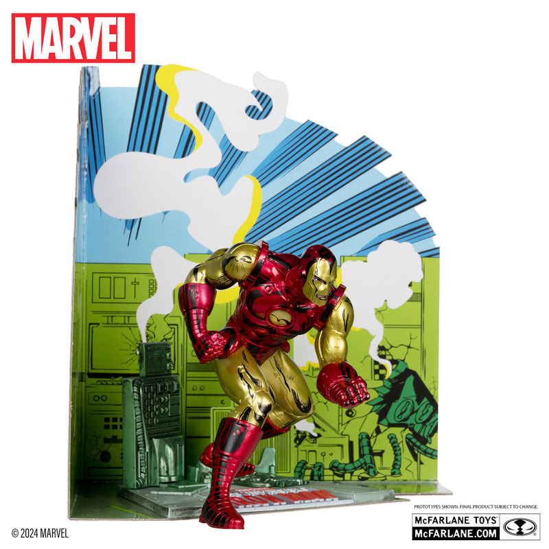 1/10 シーン・フィギュア #003 アイアンマン(ジョン・ロミータ Jr./The Invincible Iron Man Vol.1 #126)