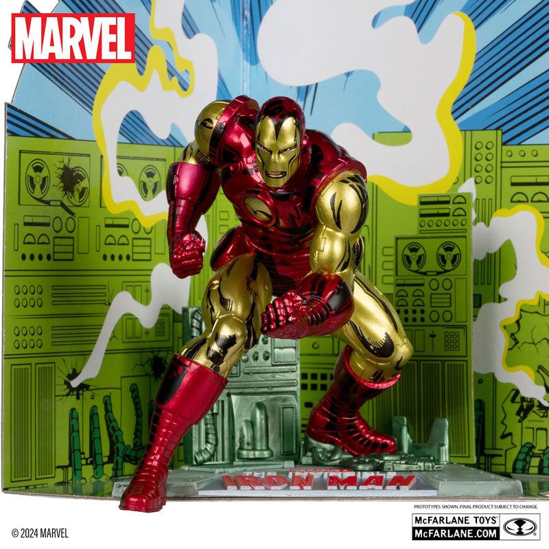 1/10 シーン・フィギュア #003 アイアンマン(ジョン・ロミータ Jr./The Invincible Iron Man Vol.1 #126)