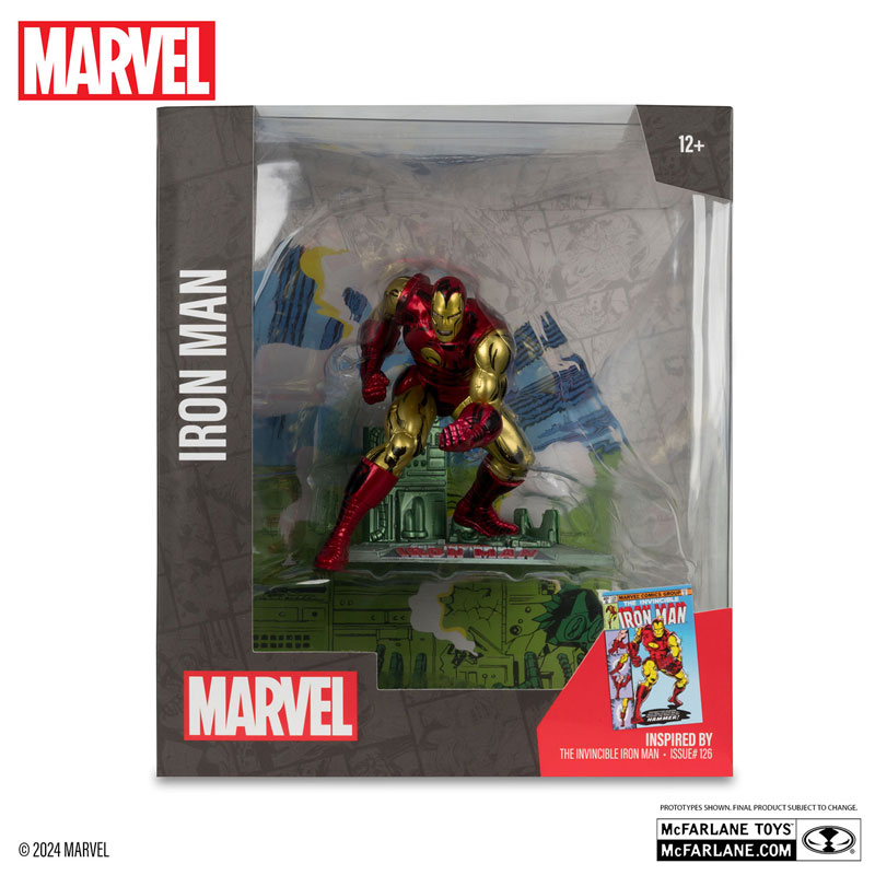 1/10 シーン・フィギュア #003 アイアンマン(ジョン・ロミータ Jr./The Invincible Iron Man Vol.1 #126)