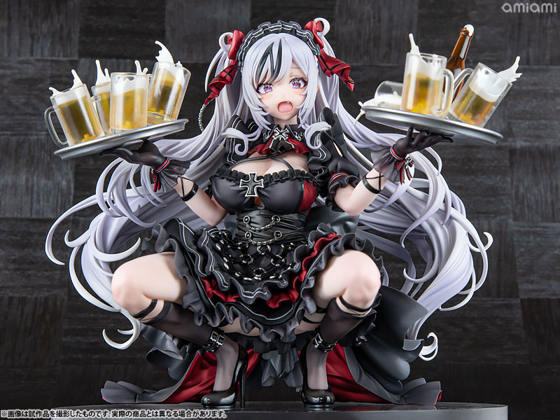 【あみあみ限定特典】【あみあみ限定版】アズールレーン エルベ 見せ場訪れず？ 1/7 完成品フィギュア