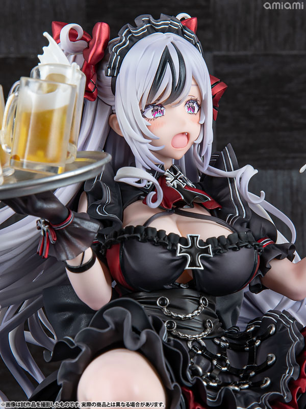 【あみあみ限定特典】【あみあみ限定版】アズールレーン エルベ 見せ場訪れず？ 1/7 完成品フィギュア