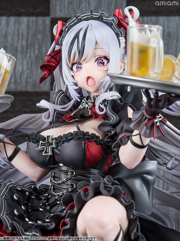 【あみあみ限定特典】【あみあみ限定版】アズールレーン エルベ 見せ場訪れず？ 1/7 完成品フィギュア