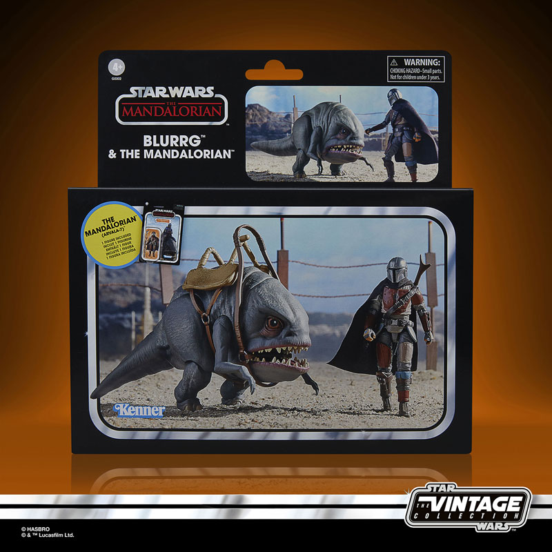 スター・ウォーズ VINTAGEシリーズ 3.75インチ ブラーグ＆マンダロリアン[TVドラマ『マンダロリアン』][ハズブロ]