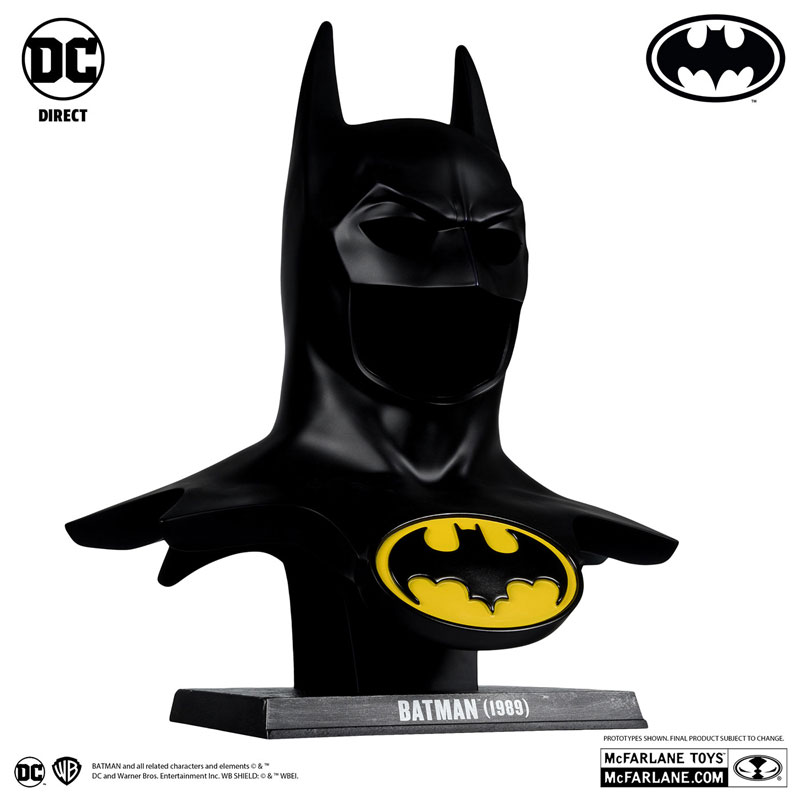 『DC』DCダイレクト 1/1スケール・PVCレプリカ #01 バットマン・カウル[映画『バットマン』][マクファーレントイズ]