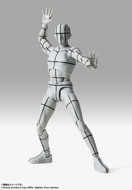 S.H.Figuarts ボディくん -スポーツ- Edition -ワイヤーフレーム-(Gray Color Ver.)