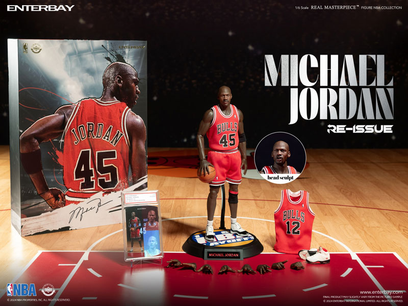 リアルマスターピース NBAコレクション マイケル・ジョーダン “I’m BACK #45” 1/6