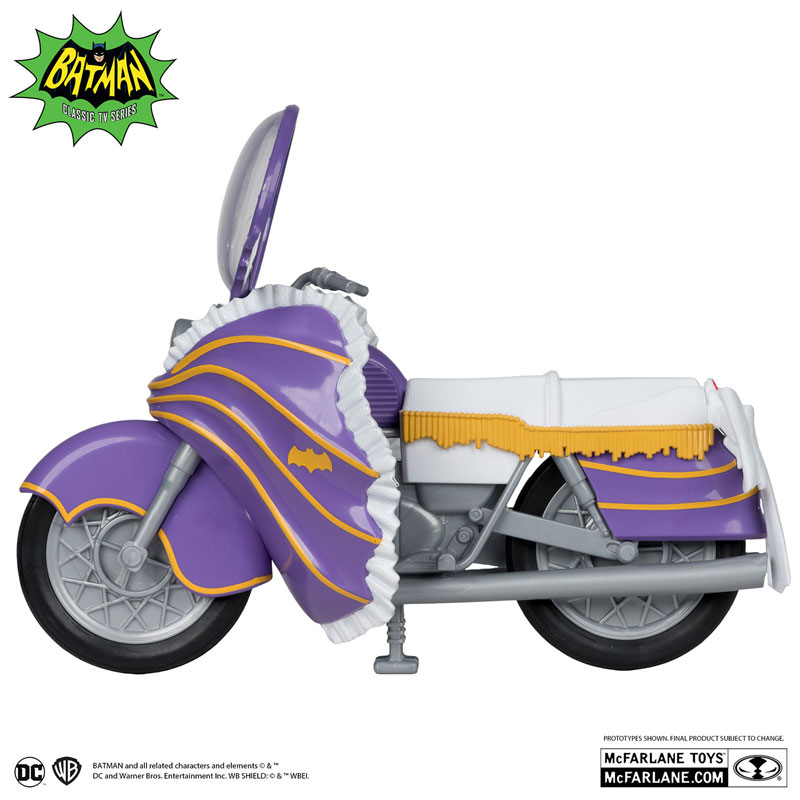 『DCコミックス』DCレトロ ビークル バットガールサイクル[TVドラマ『バットマン 1966年TVシリーズ』][マクファーレントイズ]