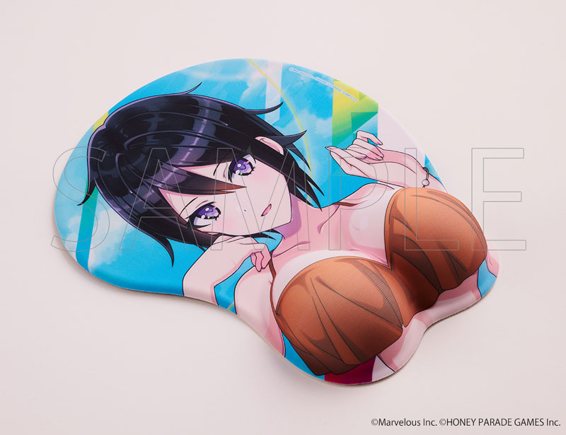 ドルフィンウェーブ マウスパッド 咲宮入華 都条みちる 住乃絵紫苑 綺羅星神奈 限定販売】ドルフィンウェーブ 立体マウスパッド 住乃絵紫苑