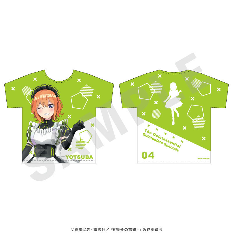 「五等分の花嫁∽」フルグラフィックTシャツ 中野四葉[coly]《在庫切れ》