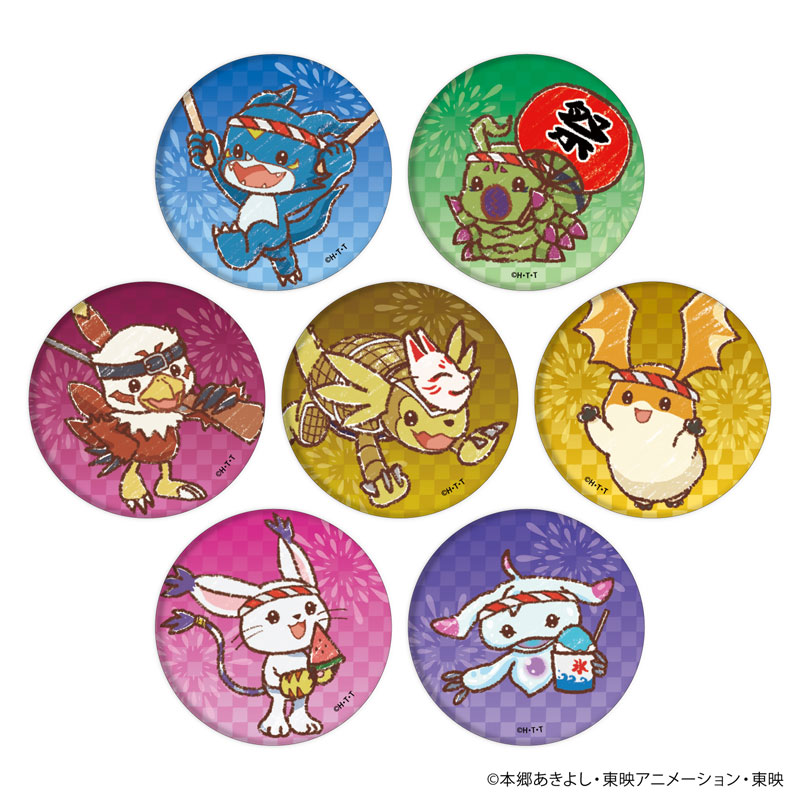 今年人気のブランド品や 缶バッジ「デジモンアドベンチャー02 BEGINNING」09/法被ver THE ピンズ・ピンバッジ・缶バッジ
