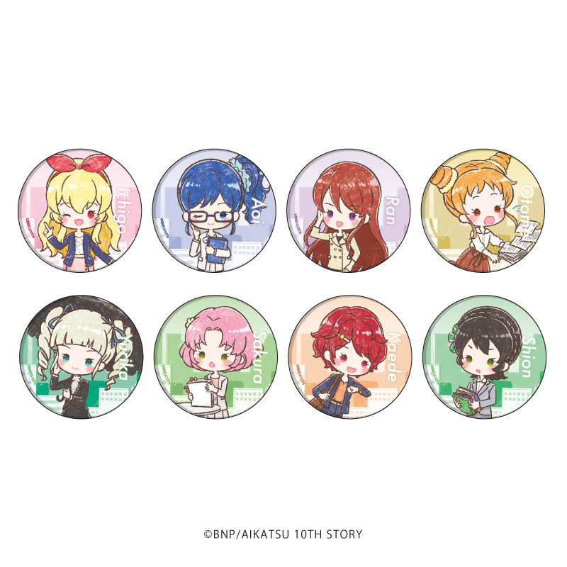 缶バッジ「アイカツ！」08/オフィスガールver. グラフアートイラスト 8