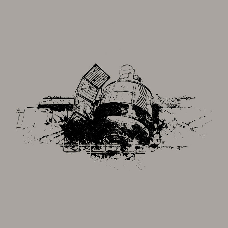 STEINS；GATE タイムマシン Clash Tシャツ/LIGHT GRAY-M（再販