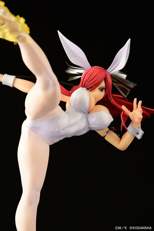 FAIRY TAIL エルザ・スカーレット ハイキックver.白兎 1/6 完成品フィギュア