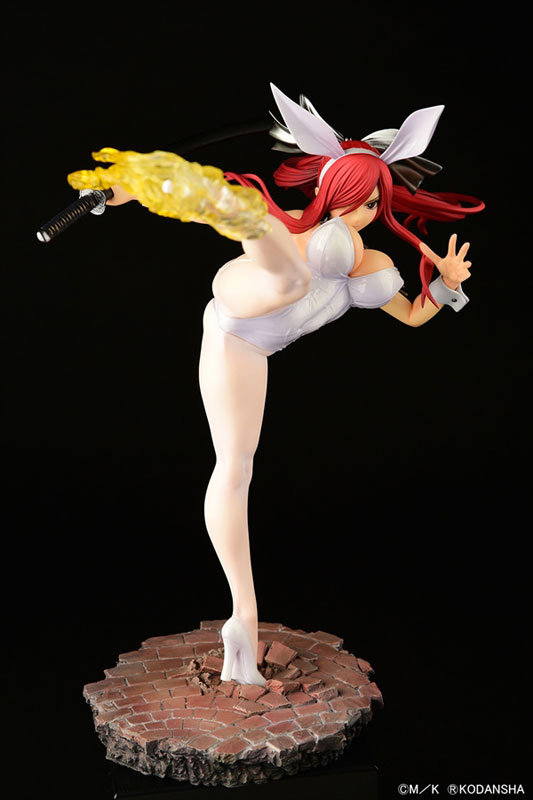 FAIRY TAIL エルザ・スカーレット ハイキックver.白兎 1/6 完成品フィギュア