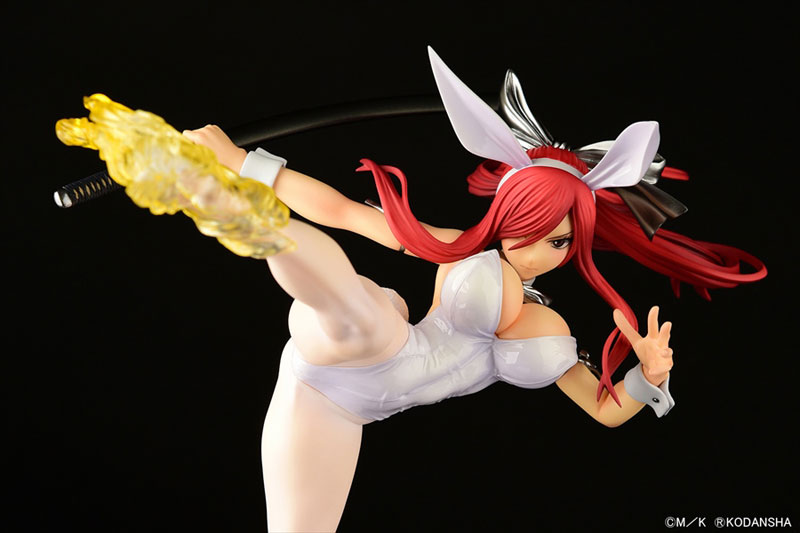 FAIRY TAIL エルザ・スカーレット ハイキックver.白兎 1/6 完成品フィギュア