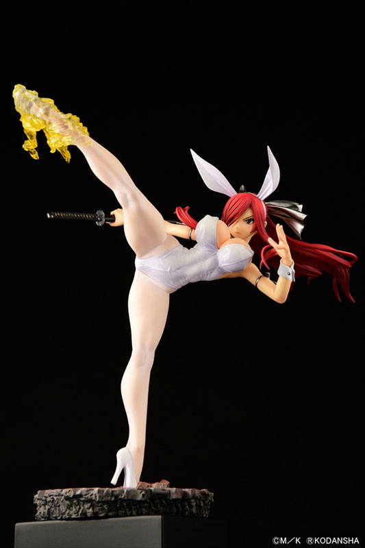 FAIRY TAIL エルザ・スカーレット ハイキックver.白兎 1/6 完成品フィギュア