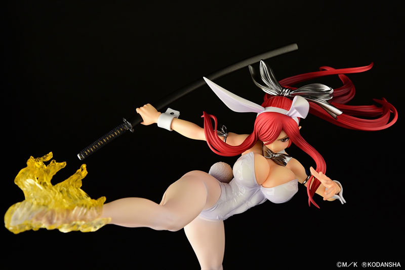 FAIRY TAIL エルザ・スカーレット ハイキックver.白兎 1/6 完成品フィギュア