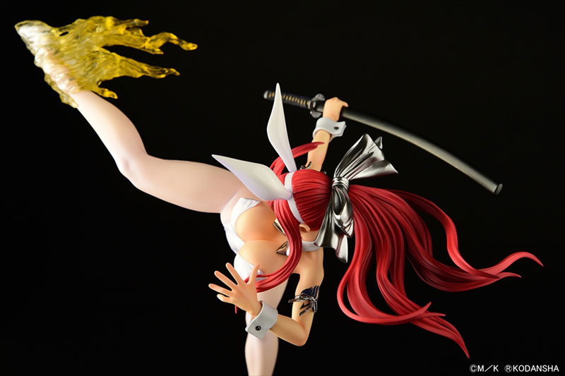 FAIRY TAIL エルザ・スカーレット ハイキックver.白兎 1/6 完成品フィギュア