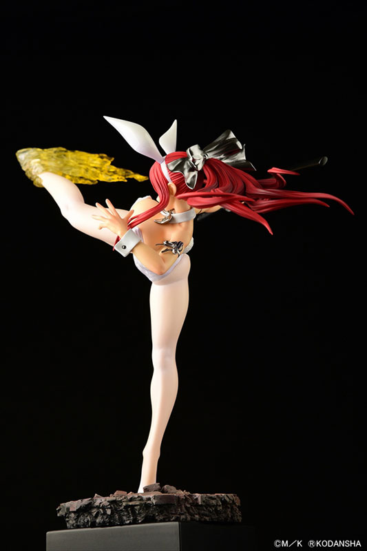 FAIRY TAIL エルザ・スカーレット ハイキックver.白兎 1/6 完成品フィギュア