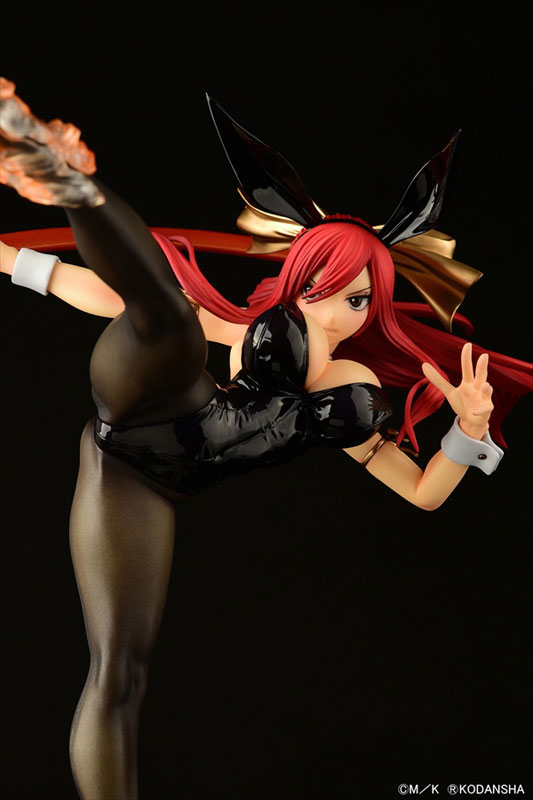 FAIRY TAIL エルザ・スカーレット ハイキックver.黒兎 1/6 完成品フィギュア