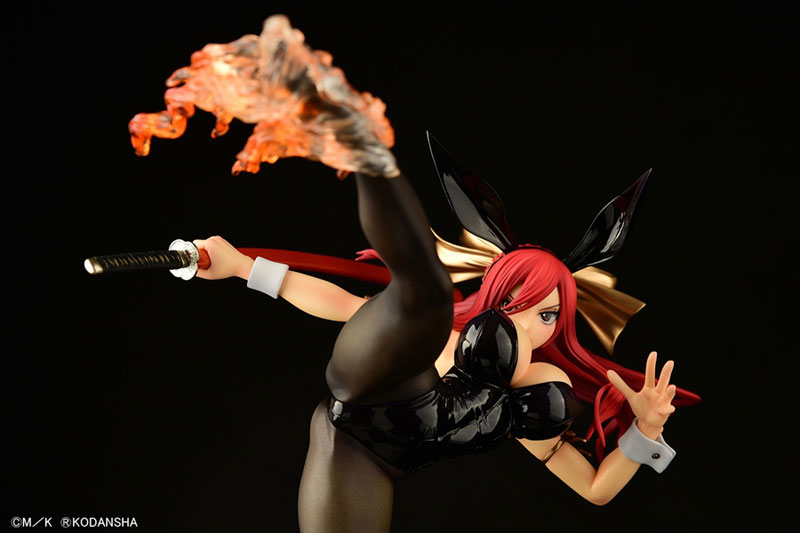 FAIRY TAIL エルザ・スカーレット ハイキックver.黒兎 1/6 完成品フィギュア