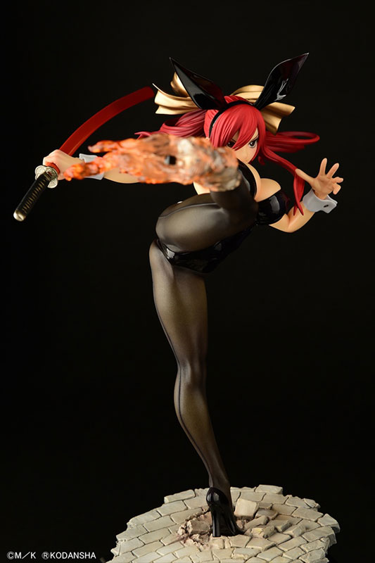 FAIRY TAIL エルザ・スカーレット ハイキックver.黒兎 1/6 完成品フィギュア