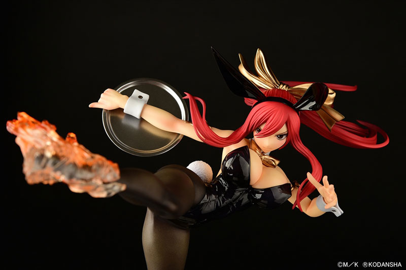 FAIRY TAIL エルザ・スカーレット ハイキックver.黒兎 1/6 完成品フィギュア