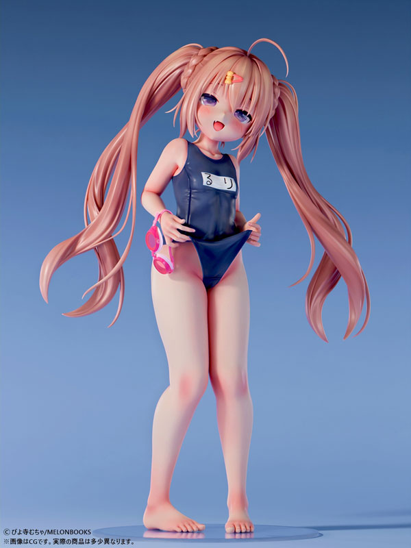 ぴよ寺むちゃ「るりちゃん」すくみずきゅっver. 1/5 完成品フィギュア